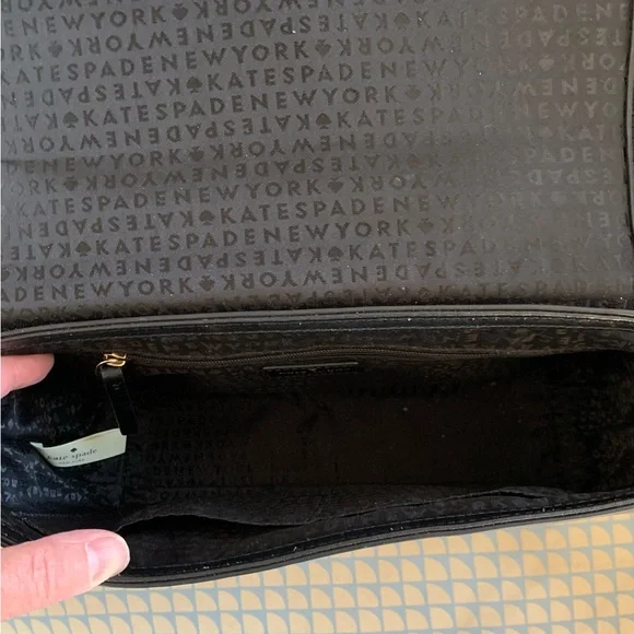 EUC kate spade Jazmin Maple Court Black Leather Purse - Picture 11 of 11